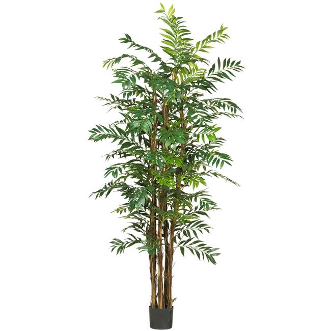 7' Bamboo Palm Silk Tree