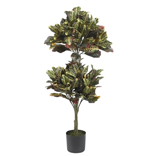 4.5' Croton Topiary Silk Tree