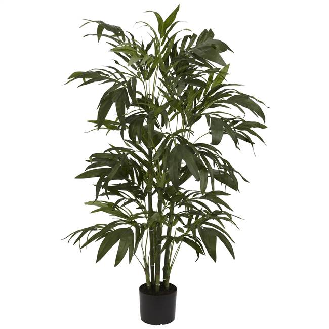 4' Bamboo Palm Silk Tree