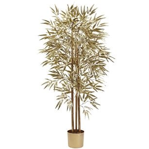 5' Golden Bamboo Tree w/880 Lvs