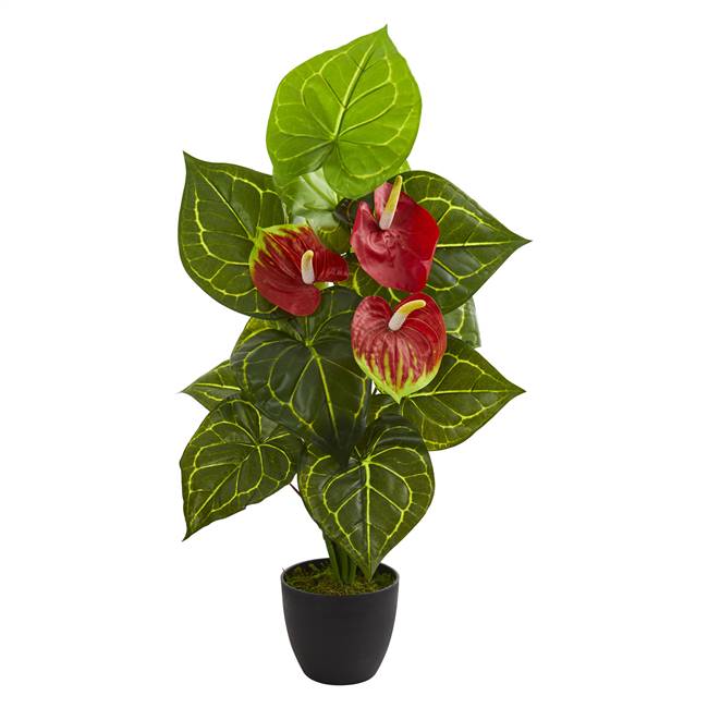 30” Anthurium Artificial Plant (Real Touch)