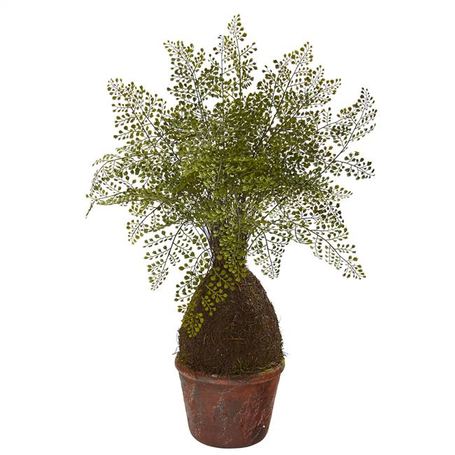 32” Maiden Hair Fern Artificial Plant in Decorative Planter