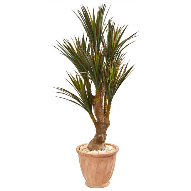 48” Yucca Artificial Tree in Planter UV Resistant (Indoor/Outdoor)