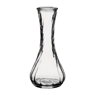 Swirl Bud Vase - Crystal - 6" (Case of 24)