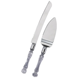 Cake and Knife Server Set