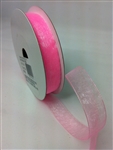 Ribbon #3 Sheer Lt Pink Chiffon Pink 424247 25Yd