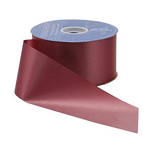 Ribbon #9 Burgandy Florasatin Berwick 100 Yd.