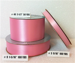 Ribbon #40 Satin Pink Berwick 50 Yd Pk 1