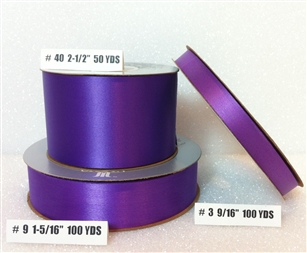Ribbon #40 Satin Purple Berwick 50 Yd Pk 1