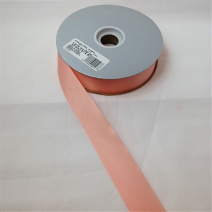 Ribbon #9 Satin Coral Berwick 100Yd Pk 1