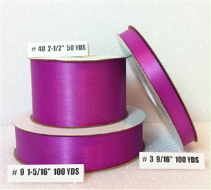 Ribbon #9 Satin Fuchsia Berwick 100 Yd Pk 1