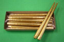 12" Taper Candle-Gold (Pack of 12)