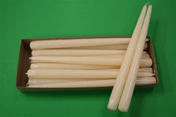 12" Taper Candle-Ivory (Pack of 12)