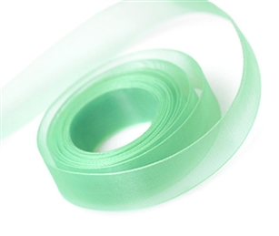 Ribbon #3 Sheer Mint 3 Chiffon Mint 25Yd