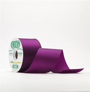 Ribbon #3 Satin Grape 100 Yd Pk 1