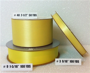 Ribbon #40 Satin Maize 50 Yd Pk 1