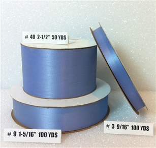 Ribbon #40 Satin Periwinkle 50 Yd Pk 1