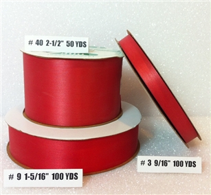 Ribbon #9 Satin Valeria 100 Yd Pk 1