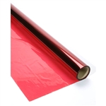Red Cellophane Wrap - 40" x 100 feet