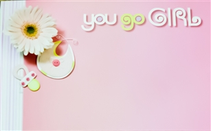 "You go Girl" Baby Enclosure Cards (pack of 50)