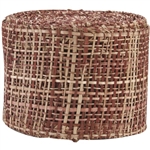 Ribbon Burlap Hot Chocolate 2-1/2" X 10 Yard