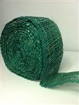 Ribbon Burlap Emerald Green 2-1/2" X 10 Yard