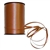 Ribbon Curling Brown 500Yd