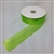 Ribbon #9 Sheer Stripe Chiffon Lime Green 484 50Yd