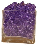 Purple Acrylic Rocks 2.5cm