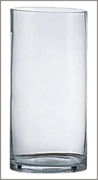 Cylinder Glass Vase 5x8