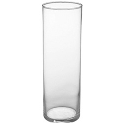 Cylinder Glass Vase 6x12