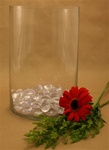 Cylinder Glass Vase 8x12