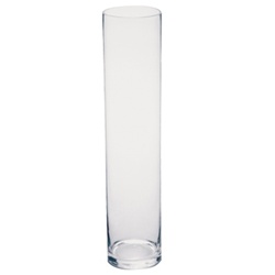 Cylinder Glass Vase 4x14