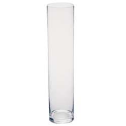 Cylinder Glass Vase 4x20