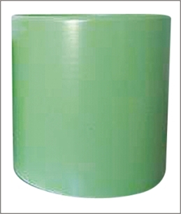 Ceramic Cylinder Vase 7x7 - Green