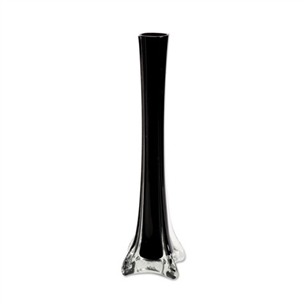 Black Eiffel tower vase, 16" Tall