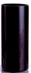 Black Cylinder Glass Vase 6x16