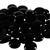 Flat Black Marbles (5 Pound Bag)