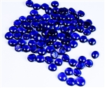 Flat Cobalt Blue Marbles (5 Pound Bag)