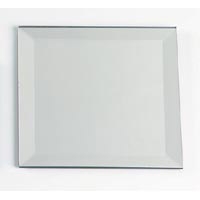 Square Beveled Centerpiece Mirror (5")