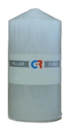 Pillar Candle 3"x6"H - White