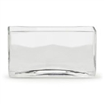 Rectangle Glass Vase 4"x12"x6"h