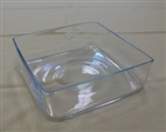 Square Glass vase 12"x12"x4"h