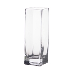 Square Glass vase 3x3x8
