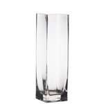 Square Glass vase 3x3x10