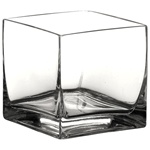 Cube Glass Vase 7x7x7