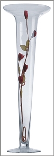 Tapered Glass Vase 32"
