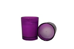 Votive with Candle - Lavender (Case of 25)
