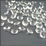 Diamond Ice, 4 Carat, High Lustre Acrylic Gems, 10mm Size - Clear (800 Pieces)