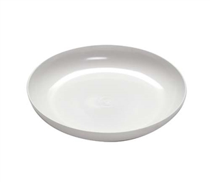 15" LOMEY® Designer Dish, White, 6 case